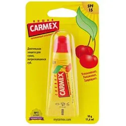 Бальзам для губ "Вишня", SPF 15 Carmex Cherry Moisturizing Lip Balm Tube SPF 15