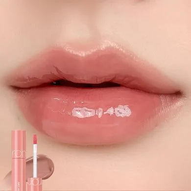 rom&nd Juicy Lasting Tint – пігментований блиск для губ з ефектом тінту 36 Peach Honey B