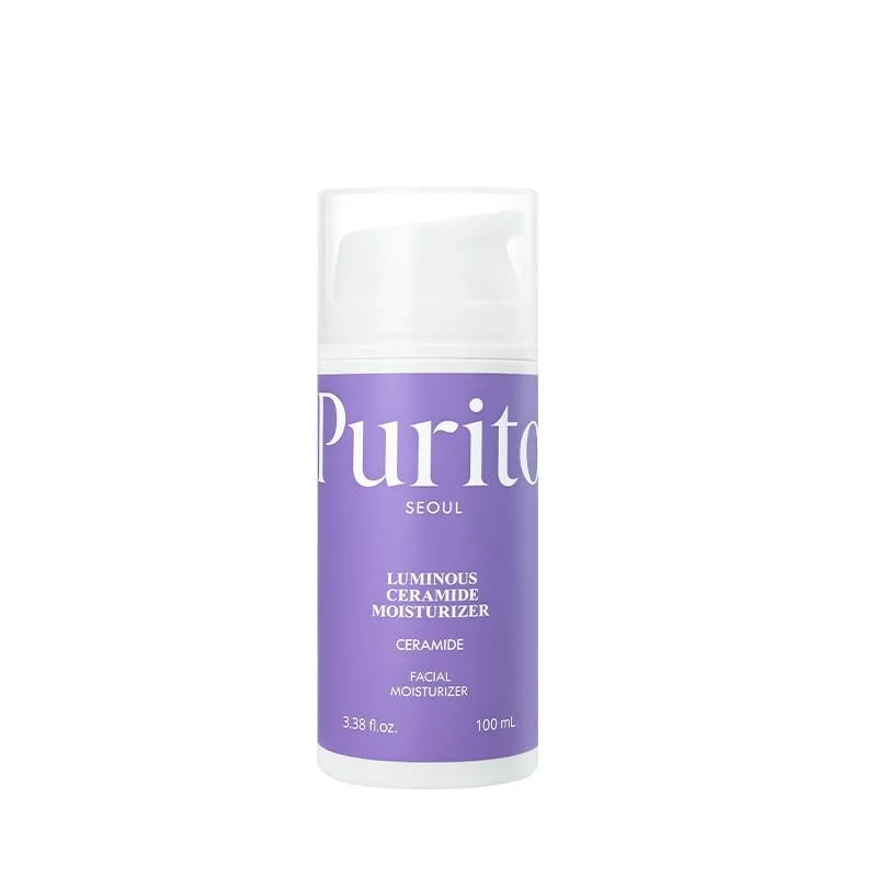 Зволожувальний крем для обличчя PURITO Seoul Luminous Ceramide Moisturizer з комплексом церамідами 100 мл