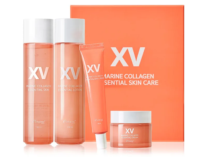 Набір для догляду за обличчям із морським колагеном Esthetic House Marine Collagen Essential Skin Care Set