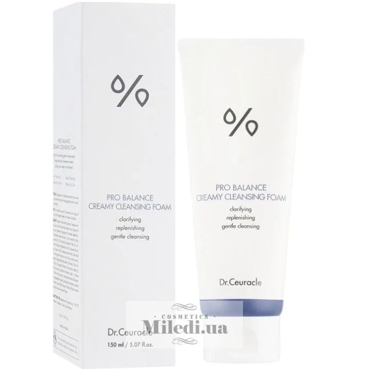 Dr. Ceuracle Pro Balance Creamy Cleansing Foam – кремова пінка для вмивання з пробіотиками 150 мл