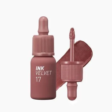 Peripera Ink The Velvet – стійкий вельветовий тінт для губ 17 Rosy Nude