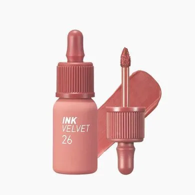 Peripera Ink The Velvet – стійкий вельветовий тінт для губ 26 Well Made Nude