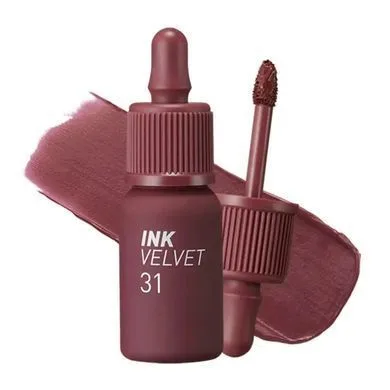 Peripera Ink The Velvet – стійкий вельветовий тінт для губ 31 Wine Nude