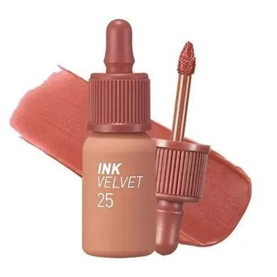 Peripera Ink The Velvet – стійкий вельветовий тінт для губ 25 Cinnamon Nude