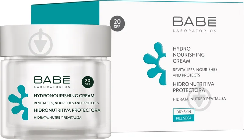 Крем для обличчя BABE LABORATORIOS (Бабе Лабораторіос) зволожуючий поживний з SPF 20 50 мл