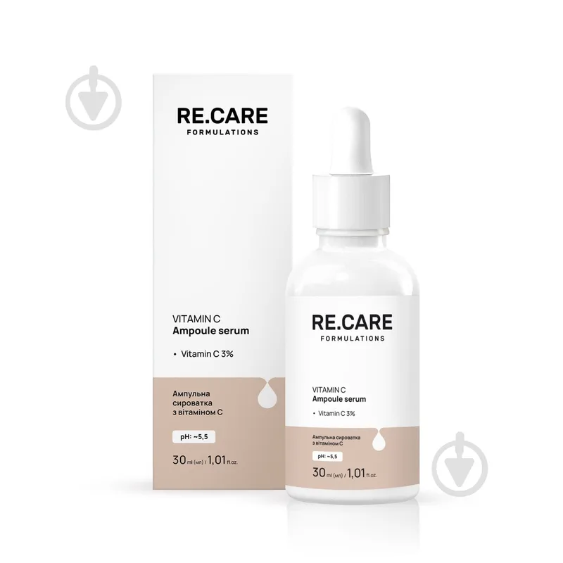 Сироватка для обличчя RE.CARE Vitamin C Ampoule Serum 30 мл