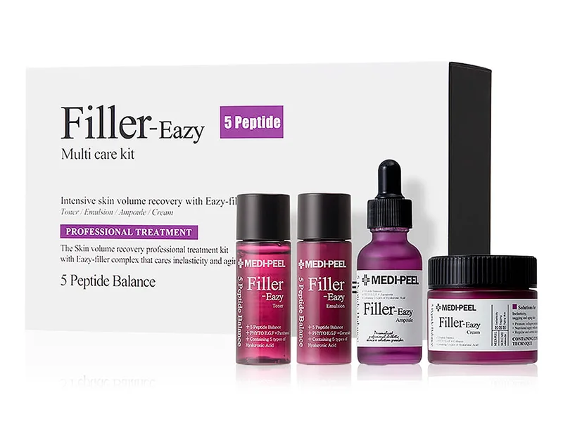 Антивіковий набір для пружності шкіри обличчя з пептидами Medi-Peel Filler-Eazy 5 Peptide Multi Care Kit