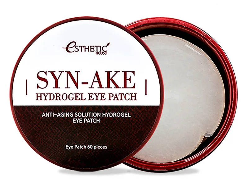 Гідрогелеві патчі під очі зі зміїним пептидом Esthetic House Syn-Ake Hydrogel Eye Patch, 60шт