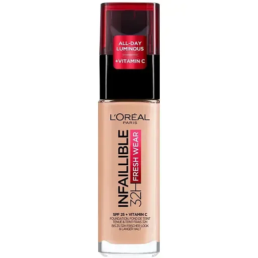 Тональний крем для обличчя L'Oreal Paris Infaillible 32H Fresh Wear Foundation SPF 25 відтінок 120 (Golden Vanilla) 30 мл