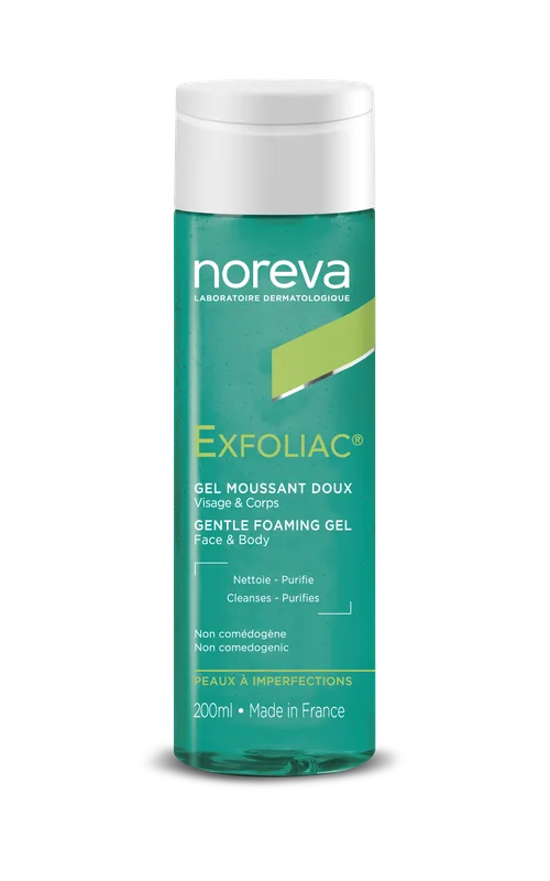 Гель для вмивання Noreva Laboratoires Exfoliac Gentle Foaming Gel м'який 200 мл
