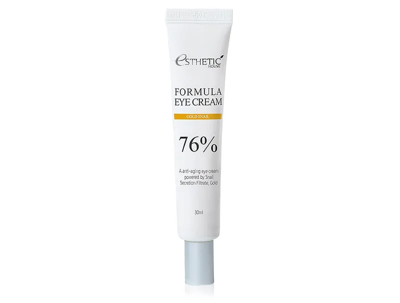 Поживний крем для шкіри навколо очей з муцином равлика Esthetic House Formula Eye Cream Gold Snail 76%, 30мл