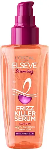 Сироватка L’Oréal Paris Elseve Dream Long Frizz Killer для термозахисту і розгладження довгого неслухняного волосся, 100 мл