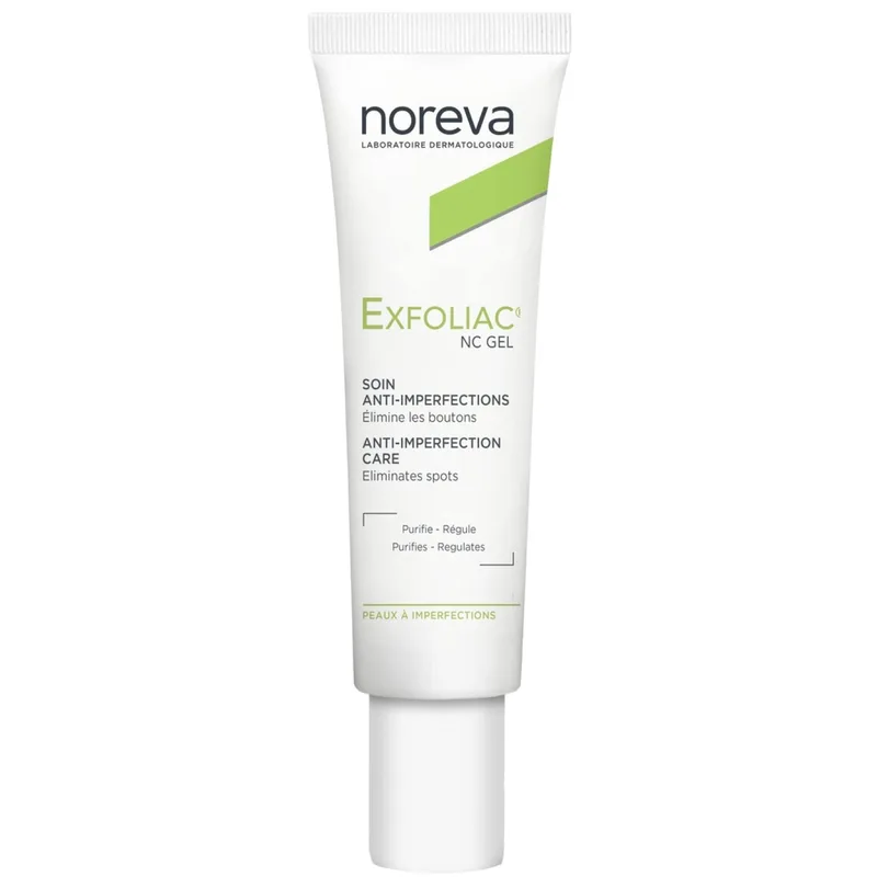 Гель для обличчя NOREVA (Норева) Exfoliac (Ексфоліак) NC для шкіри схильної до акне 30 мл