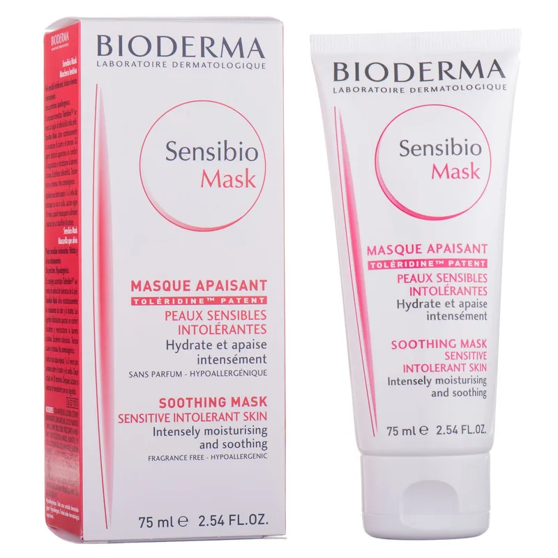 Маска для обличчя BIODERMA (Біодерма) Сансибіо зволожуюча для чутливої шкіри 75 мл
