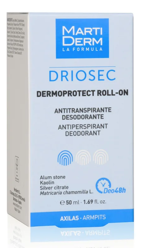 Дезодорант-антиперспірант Martiderm (Мартідерм) кульковий Driosec дермопротект 50 мл