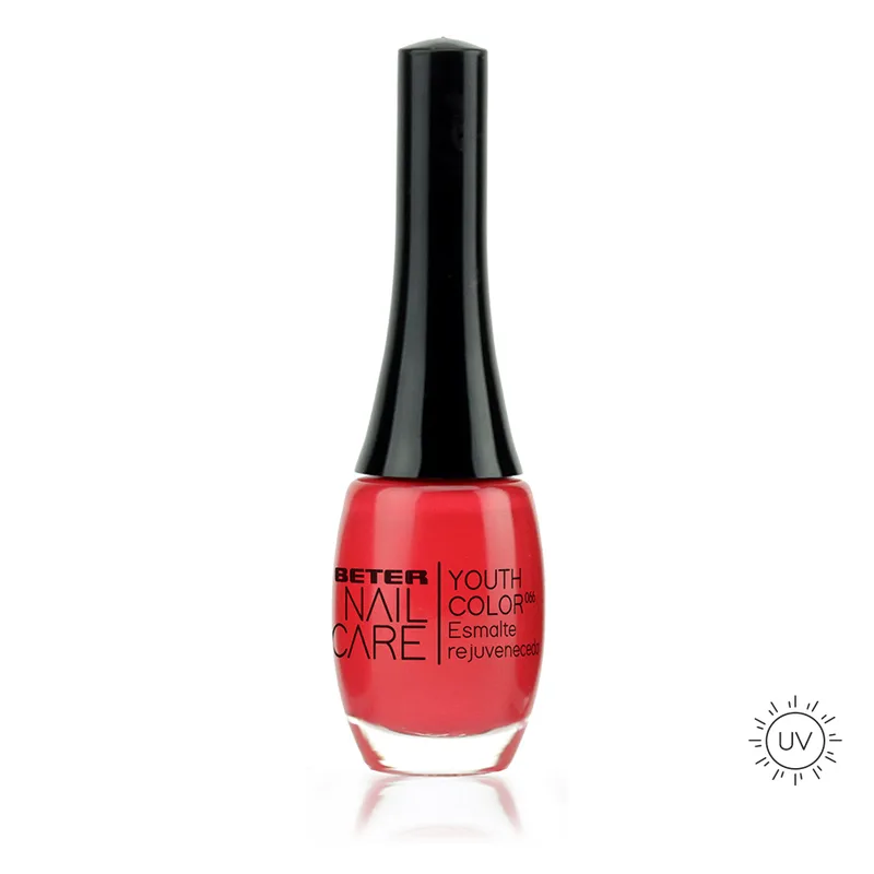 Лак Beter (Бетер) Nail Care молодіжний з омолоджувальним ефектом майже червоний світлий 066