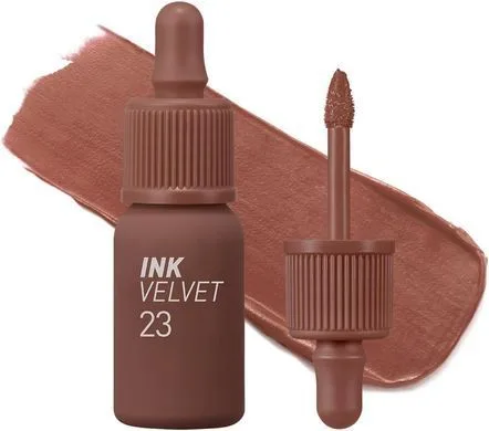 Peripera Ink The Velvet – стійкий вельветовий тінт для губ 23 Nutty Nude