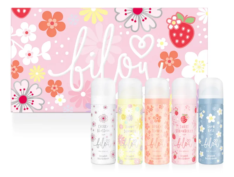 Подарунковий набір з 5 міні-пінок для душу Bilou Limited Collection Set