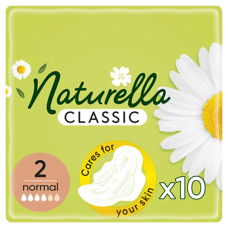 Прокладки гігієнічні жіночі NATURELLA (Натурелла) Classic Normal (Класик нормал) з крильцями 10 шт
