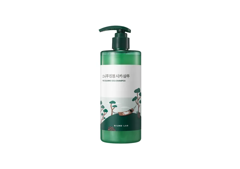 ROUND LAB Pine Calming Cica Shampoo – заспокійливий шампунь з екстрактом голок сосни 400 мл