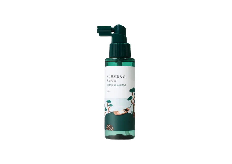 ROUND LAB Pine Calming Cica Scalp Tonic – заспокійливий тонік для шкіри голови з екстрактом голок сосни 100 мл.