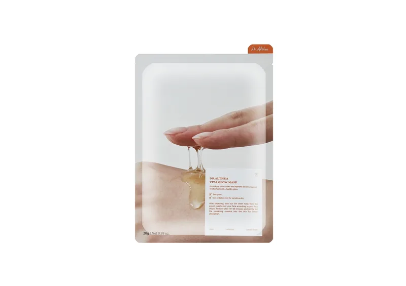 Dr. Althea Vita Glow Mask – тканинна маска для сяяння шкіри з ніацинамідом та обліпихою 1 шт.