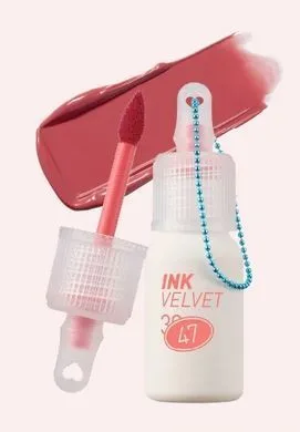 Peripera Ink The Velvet – стійкий вельветовий тінт для губ 47 Sunny Coral