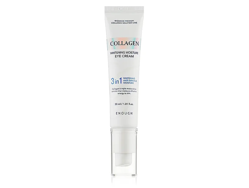Освітлюючий крем для повік з колагеном Enough Collagen 3 in 1 Whitening Moisture Eye Cream, 30мл