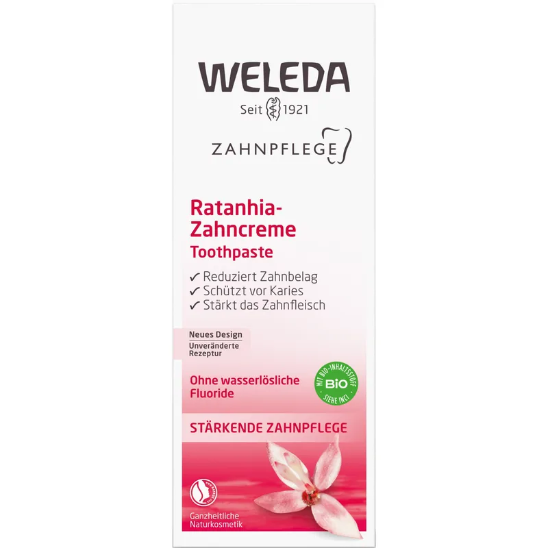 Зубна паста WELEDA (Веледа) Ратанія 75 мл