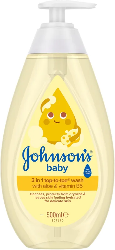 Пінка-шампунь JOHNSON'S для дітей від маківки до п'ят