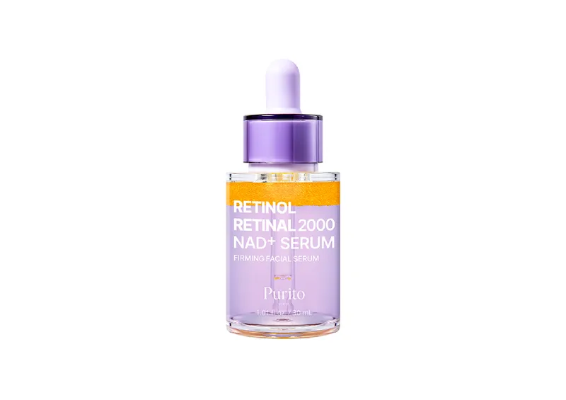 Антивікова сироватка для обличчя з ретинолом, ретиналем та NAD+ 30 мл Purito Seoul retinol retinal 2000 nad+ serum