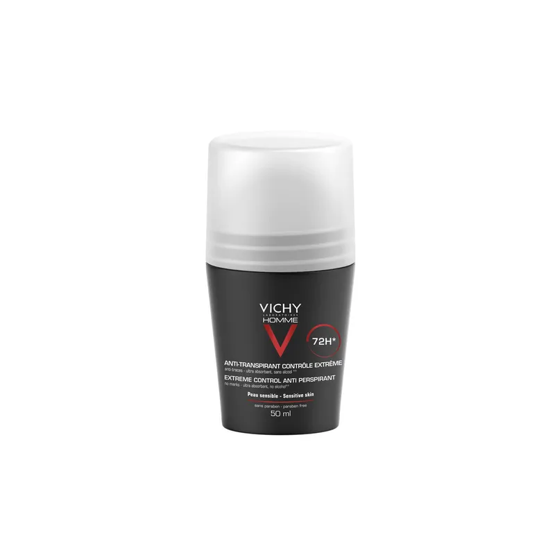 Дезодорант-антиперспірант для чоловіків Vichy Homme кульковий екстрасильної дії 50 мл (M6633420)