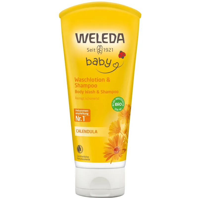 Шампунь-гель для тіла і волосся WELEDA (Веледа) Календула 200мл