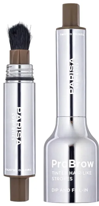 Тінт для брів PARISA Cosmetics стійкий 601 Taupe Сіро-коричневий 4 мл