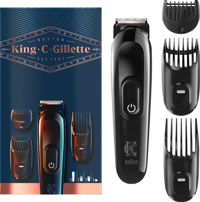 Електричний тример для бороди King C. Gillette