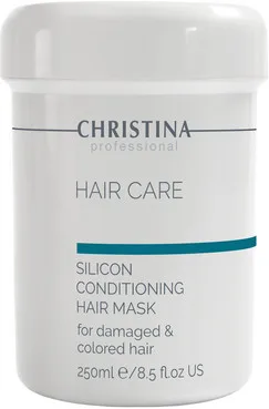 Силіконова маска для пошкодженого та фарбованого волосся Christina Silicon Hair Mask