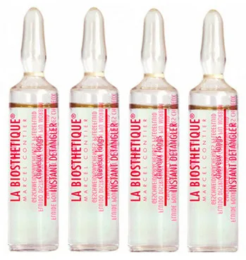 Зволожуючий флюїд (ампули) для гладкості волосся La Biosthetique Cheveux Longs Detangling Spa Fluid