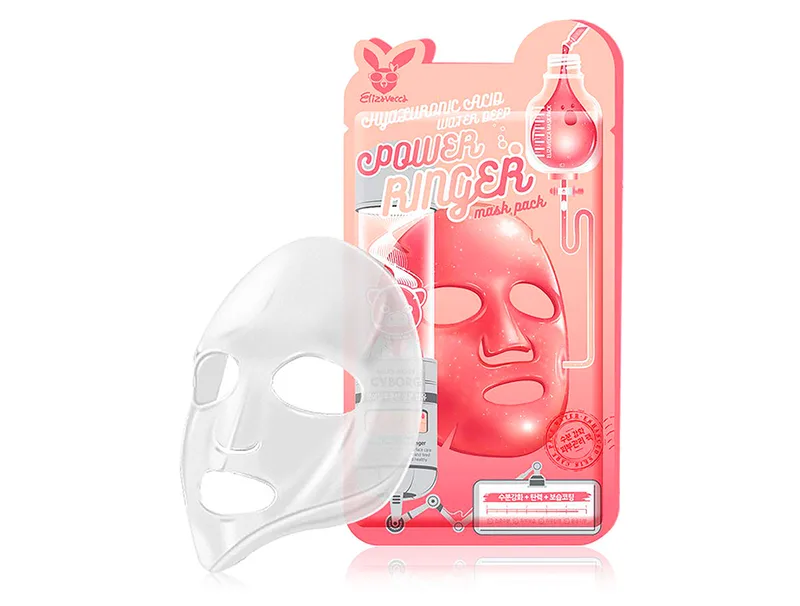 Маска для обличчя з гіалуроновою кислотою Elizavecca Hyaluronic Acid Water Deep Power Ringer Mask