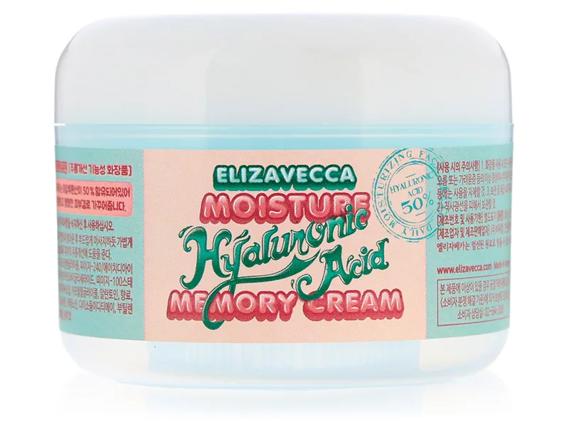 Гіалуроновий крем-пудинг для обличчя Elizavecca Moisture Hyaluronic Acid Memory Cream, 100мл