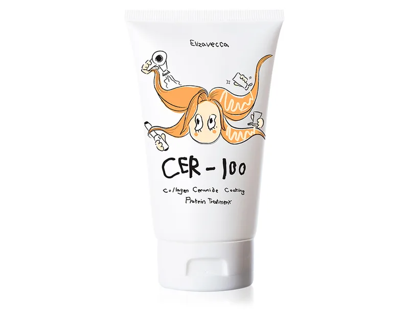 Колагенова маска для волосся Elizavecca Cer-100 Collagen Ceramide Coating Protein Treatment, 100мл