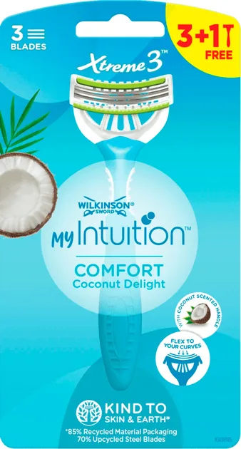 Wilkinson Xtreme3 Coconut Delight станки одноразові жіночі 3+1шт
