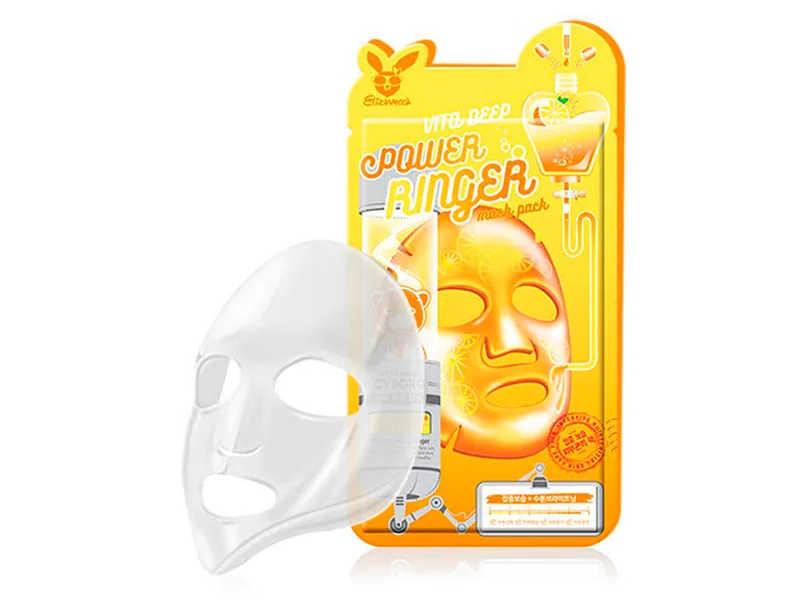 Поживна маска для обличчя миттєвої дії Elizavecca Vita Deep Power Ringer Mask