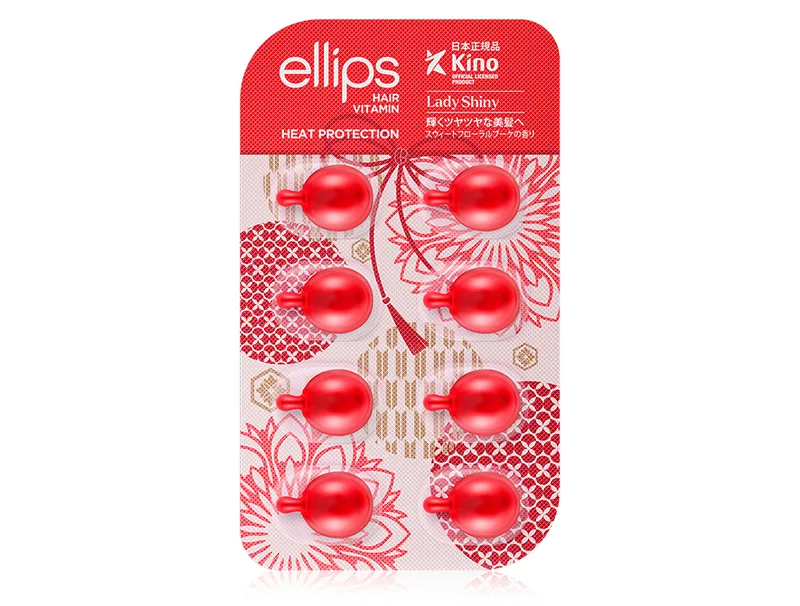 Сироватка для волосся «М'якість Сакури» Ellips Hair Vitamin Lady Shiny With Cherry Blossom