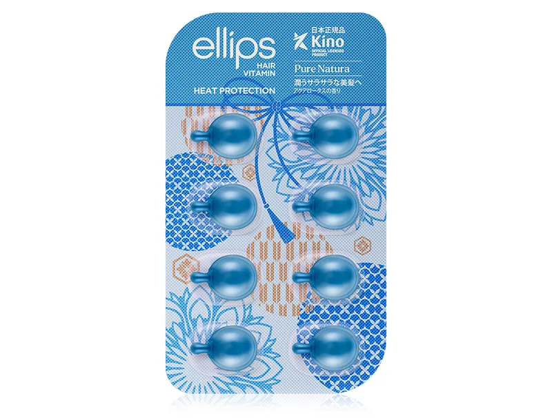 Сироватка для волосся «Сила Лотоса» Ellips Hair Vitamin Pure Natura With Blue Lotus Extract, 8шт по 1мл