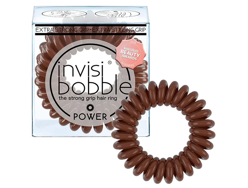 Резинка-браслет для волосся Invisibobble Power Pretzel Brown, 3шт