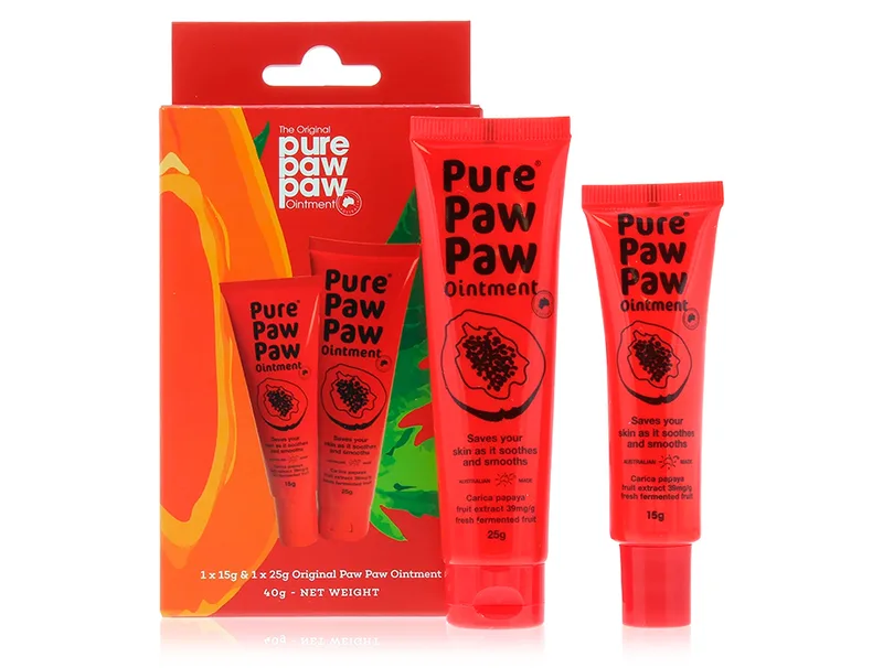 Набір відновлюючих бальзамів для губ без запаху Pure Paw Paw Ointment Original Duo