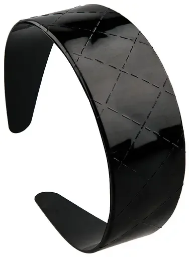 Обруч для волосся Titania Basic Diamant, чорний (7968)