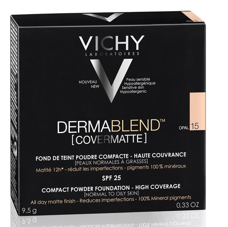 Пудра Vichy (Віши) Dermablend Covermatte з матуючим ефектом