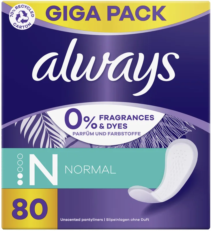 Прокладки щоденні Always Daily Fresh Normal без запаху